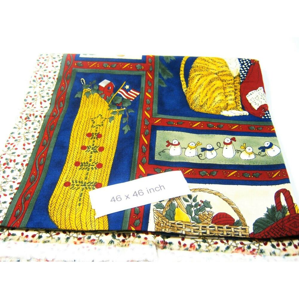 Country Christmas Holiday Sewing Crafting Quilting Cotton Yardage Fabric